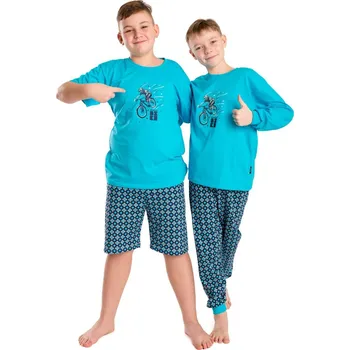 Chlapecké pyžamo Betty mode Pyžamo chlapecké "Bike" dlouhý rukáv 146