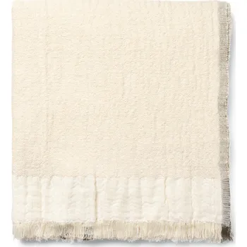 Přehoz na lůžko Ferm Living, Přehoz Weaver 120 x 170 cm lomená bílá - Formadore