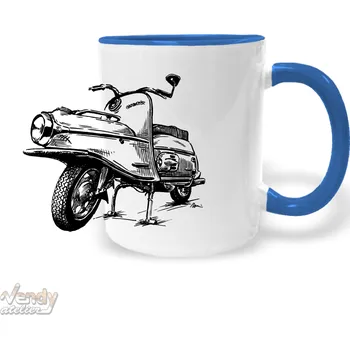 Hrnek - ČZ 175/501 Čezeta Barva: Modrá