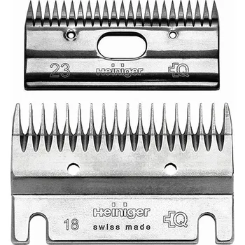 Úprava srsti hospodářského zvířete Sada nožů pro stříhací strojek HEINIGER skot a koně 18/23 - znečištěná srst
