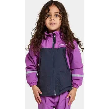 Chlapecká bunda Dětská nepromokavá bunda Didriksons s fleecem Enso tulip purple - ROSTOUCÍ velikost 130