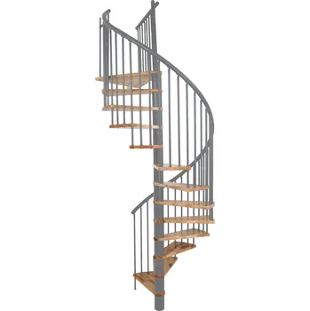 Schodiště Točité schodiště Minka Spiral Effect průměr 120cm pro výšku do 309cm modulové schodiště stavebnicového typu