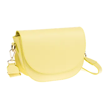 Kabelka NovaKabelka.cz Kožená italská crossbody kabelka Ramona Limone