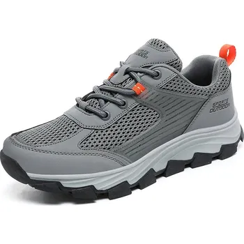 Pánská běžecká obuv Outdoorové tenisky MIX570 Barva: Tmavě Šedá, Velikost: 40