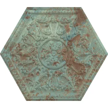 Obklad APAVISA ZINC 8431940367410 25 cm x 29 cm x 1 cm zelená 0,94 m2