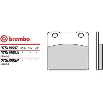 Brzdová destička BREMBO brzdové destičky moto 07SU06SP