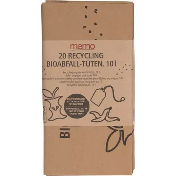 Pytle na odpadky Memo | Kompostovací pytle na organický odpad - 10 l (10 ks)