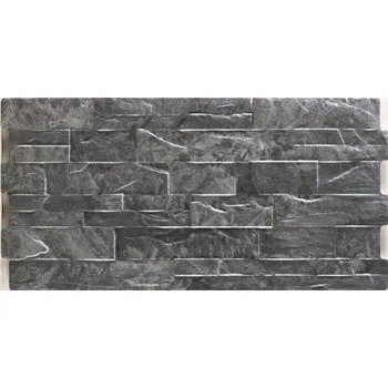 Dlažba ALAPLANA FLANDES AB5UFLANHDGA 25 x 50 x 0,95 černá 1,5 m2