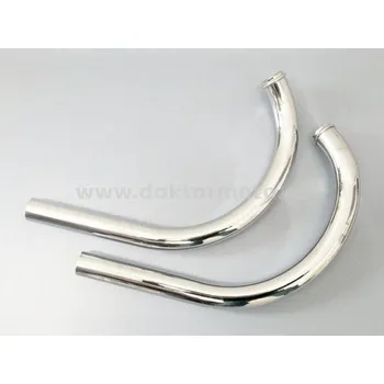 Motodíl Kolena výfuku L+P Jawa 250 panelka, sada 2ks