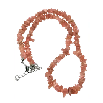 Náhrdelník Rodochrozit krátký náhrdelník, 42 cm v AA kvalitě