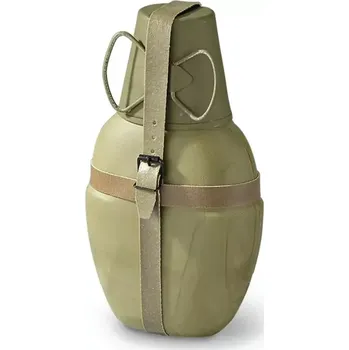 Kempingové nádobí Polní láhev NVA termo-NOVÁ (Originální polní TERMO láhev používaná v bývalé Východoněmecké Armádě.)