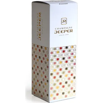 JEEPER Dárková bílá krabička na 0,75l