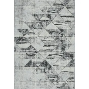 Koberec Venkovní vzorovaný koberec TROJKAT šedá 120x170 cm Multidecor