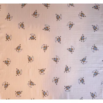 látková plena LTZ Libštát s.r.o Dětska plena MEDVÍDEK MODRÝ-5ks velikost: 70/70 cm - 5ks