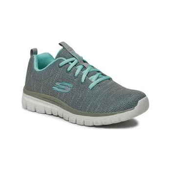 Dámské tenisky Sneakersy Skechers Twisted Fortune 12614/GYMN Šedá 35