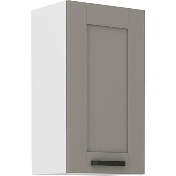 LEMPERT Horní skříňka LUNY 16 (40 / 72 cm) claygrey / bílá