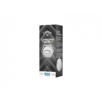 Golf Callaway Chrome Tour X Triple Track 24 golfové míče - bílé 3 ks