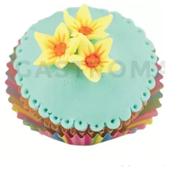 Kuchyňská sůl Oboustranná silikonová forma na cukrovou hmotu ve tvaru hvězdnatých květů - SLK812, 35 mm | SILIKOMART, SugarFlex