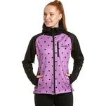 Meatfly dámská softshell bunda Zaja Purple Dots | Fialová | Velikost XS
