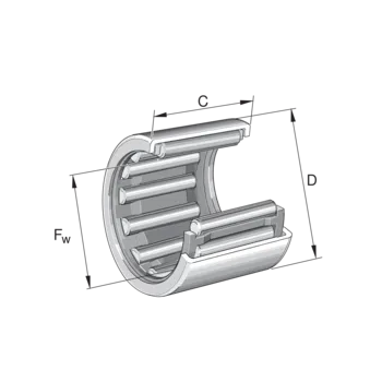 HK 0908-B-L294 INA Jehlové ložisko