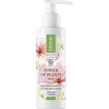 Lirene Power of Plants Rose čisticí pleťová pěna s růžovým olejem 145 ml