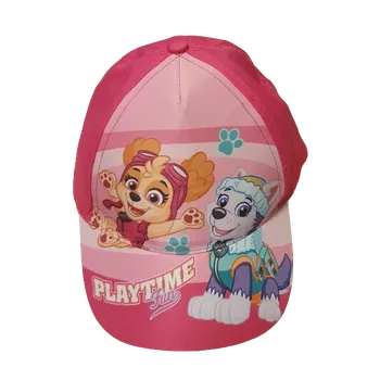 Čepice Dětská kšiltovka Tlapkova patrola č. 51,52,53,54 Barva: Růžová, Velikost: 54