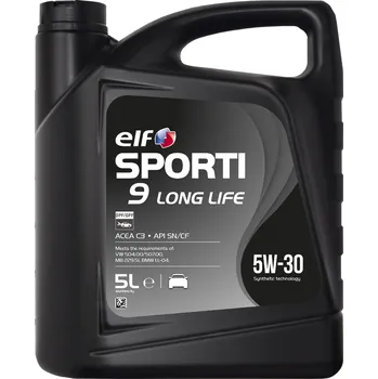 Motorový olej ELF SPORTI 9 LONG LIFE 5W30 (5L)* 214251