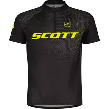 cyklistický dres SCOTT Cyklistický dres s krátkým rukávem - RC JERSEY - černá