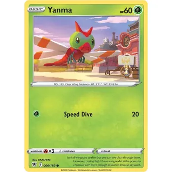 Společenská hra Pokémon karta Yanma 006/189