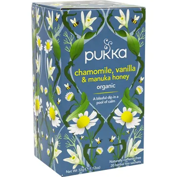 Čaj Pukka Chamomile, Vanilla & Manuka Honey BIO 20x 1,6 g