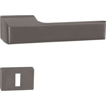 Dveřní kování TI - MELODY - RT5 3099 rozety BBQ, klika/klika T - Titan (141)