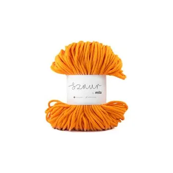 Příze Bavlněná šnůra MILA&nbsp;5&nbsp;mm - žlutá