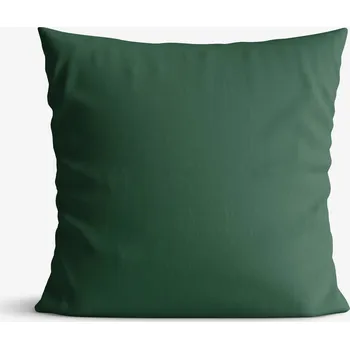 Povlak na dekorativní polštářek Goldea Povlak na polštářek 45 x 45 cm zelená