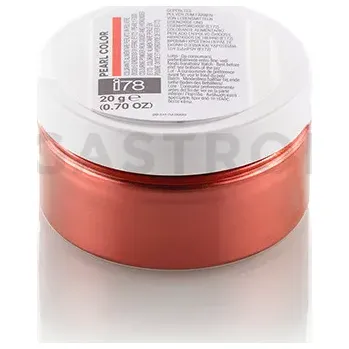 Výroba svíčky Potravinářská barva, perleťová v prášku, pearl color, červená, 20 g | SILIKOMART, i78 Colorants