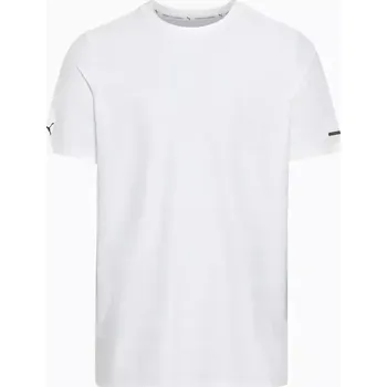 Pánské tričko PORSCHE DESIGN Graphic T-shirt Tričko sportovní funkční s kulatým výstřihem a potiskem bílá (Lehké tričko s grafickým vzorem ikonky PD)