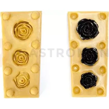 Kuchyňská sůl Silikonová forma na cukrovou hmotu nebo čokoládu ve tvaru růží | SILIKOMART, SugarFlex Gold