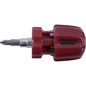 Šroubovák Šroubovák s bity 6ks Picquic Stubby - červený