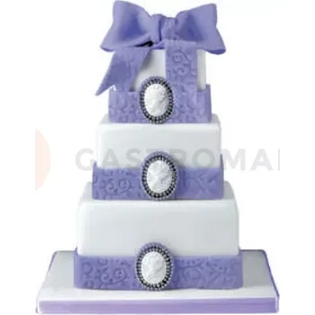 Kuchyňská sůl Sada 3 čtvercových forem na zákusky a dorty MY WONDER CAKE SQUARE | SILIKOMART, Cake Design