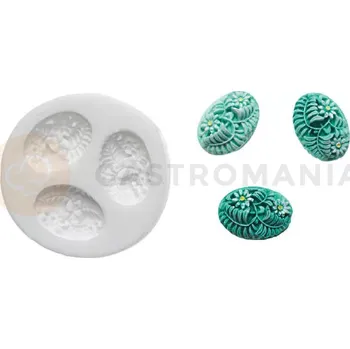 Kuchyňská sůl Silikonová forma na cukrovou hmotu ve tvaru květů - SLK348, 24x17 mm | SILIKOMART, SugarFlex