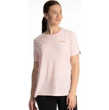 Moto bunda Dámské triko KLIM Canyon Tri-Blend Růžová L
