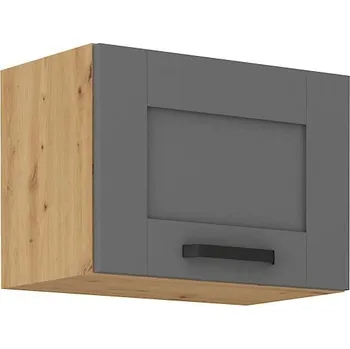 LEMPERT Horní skříňka LUNY 20 (50 / 36 cm) dustgrey / dub artisan