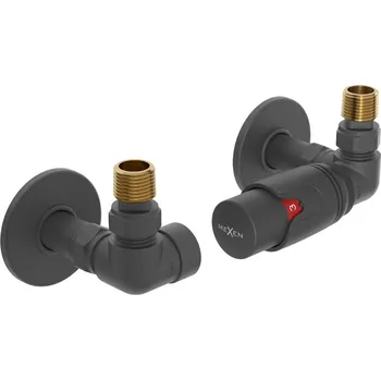 Mexen G00 axiální termostatická sada s krytem R, antracit - W903-900-904-66