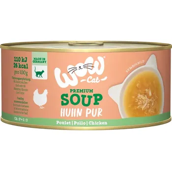 Krmivo pro kočku WOW Cat konzerva Soup Kuřecí polévka Adult 70g