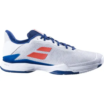Pánská tenisová obuv Babolat Jet Tere All Court Men White/Estate Blue - 46,5