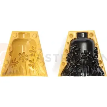 Kuchyňská sůl Silikonová forma na cukrovou hmotu nebo čokoládu ve tvaru zvonečku - 122x124 mm | SILIKOMART, SugarFlex Gold