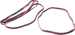 Gumičky silné 5 mm, průměr 12 cm (1 kg) - červené