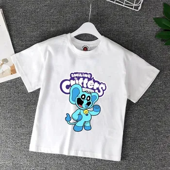 Smiling Critters Dětské bílé tričko s potiskem na motivy oblíbených postaviček "Smiling Critters" (vel. 100 - 160) Barva: 24, Velikost: 150