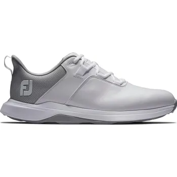 FootJoy ProLite pánské golfové boty, bílo/šedé bílé, standardní, bez spajků, 50