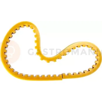 Čokoládová tyčinka Silikonová forma na cukrovou hmotu nebo čokoládu ve tvaru ozubeného pásu - 20x20x1177 mm | SILIKOMART, SugarFlex Gold