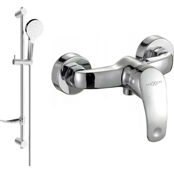 Vodovodní baterie Sprchová baterie Mexen Fabia DF05 se sprchovým setem, chrom - 74654DF05-00